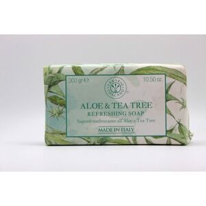 ERBARIO TOSCANO Aloe & Tea Tree Refreshing Soap Bar Made in Italy